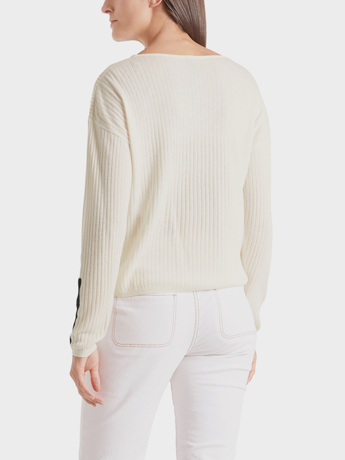 Pullover mit Strukturmuster