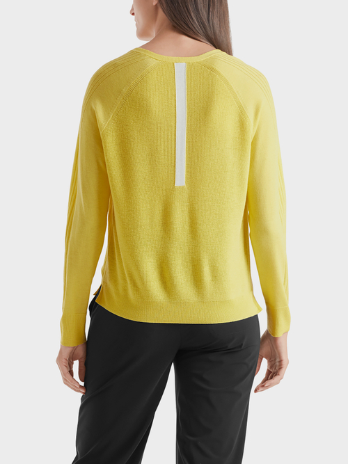 Pullover mit Kontrastfarbstreifen