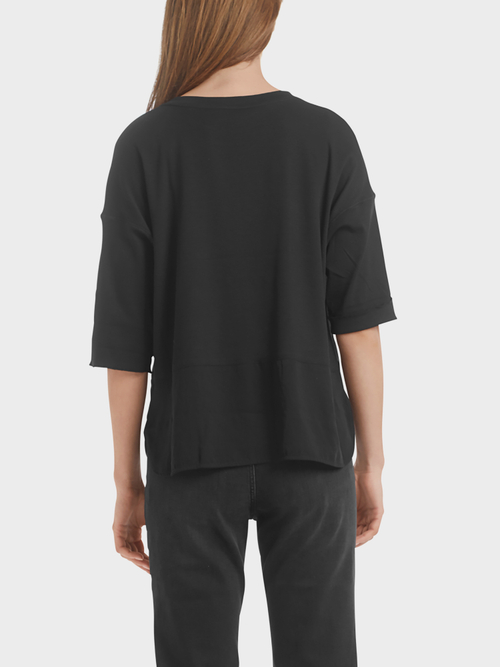 Blusenshirt aus Materialmix