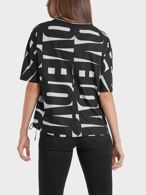 Blusenshirt mit "Love"-Letterprint