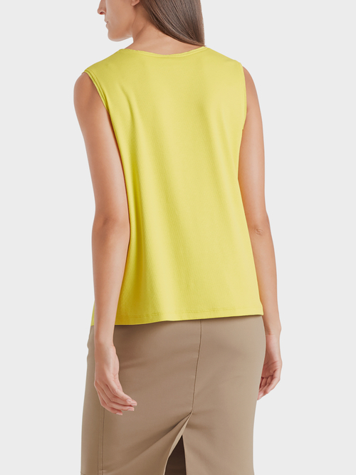 Top aus Materialmix