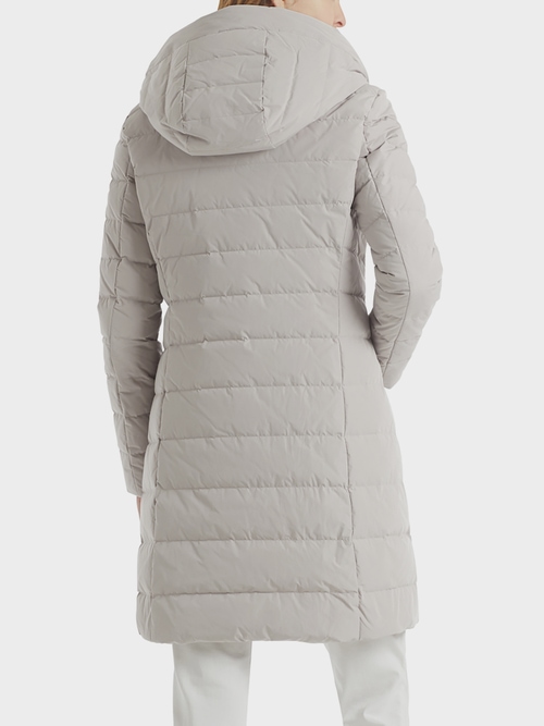 Down Coat with Fun Fur Vest