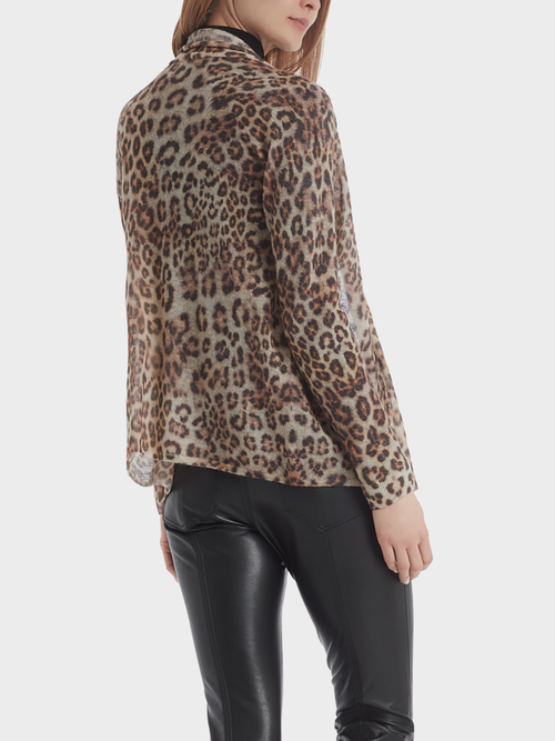 Leopard jacket “Knitted in Germany”