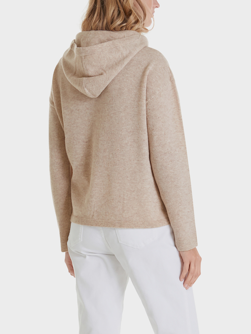 Pull à capuche détails en strass
