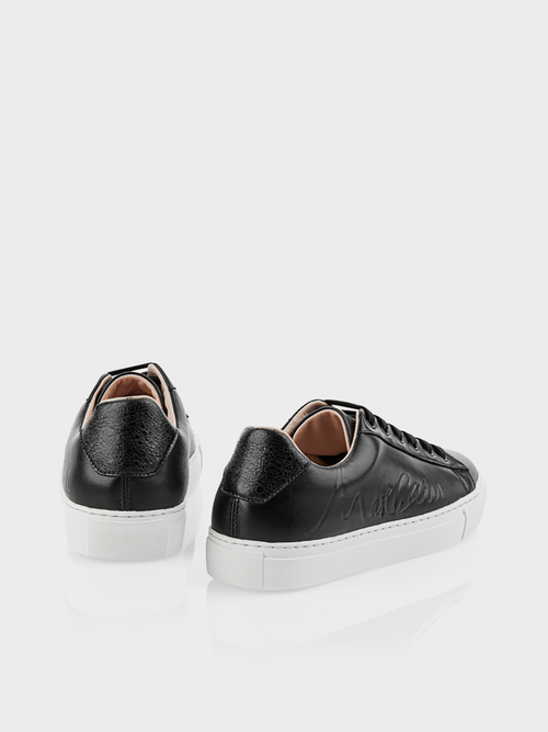 Cassettesneakers met logo-stempeling