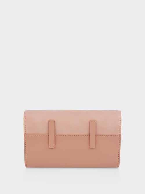 Schultertasche aus Materialmix
