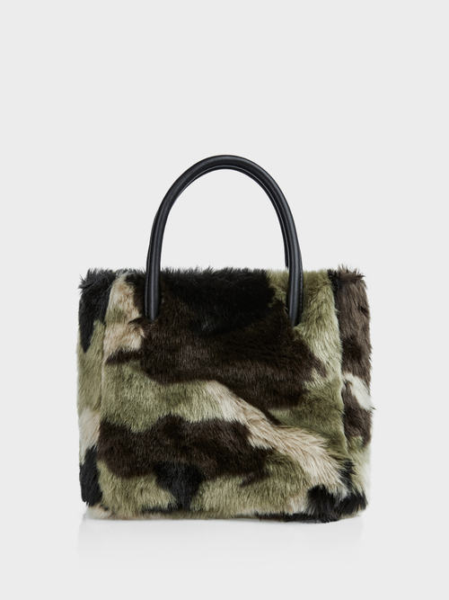 fur shoulder bag