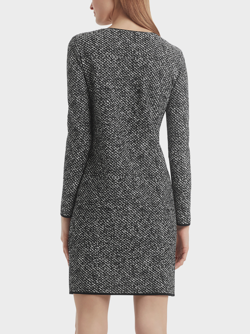 Jacquard dress “Knitted in Germany”