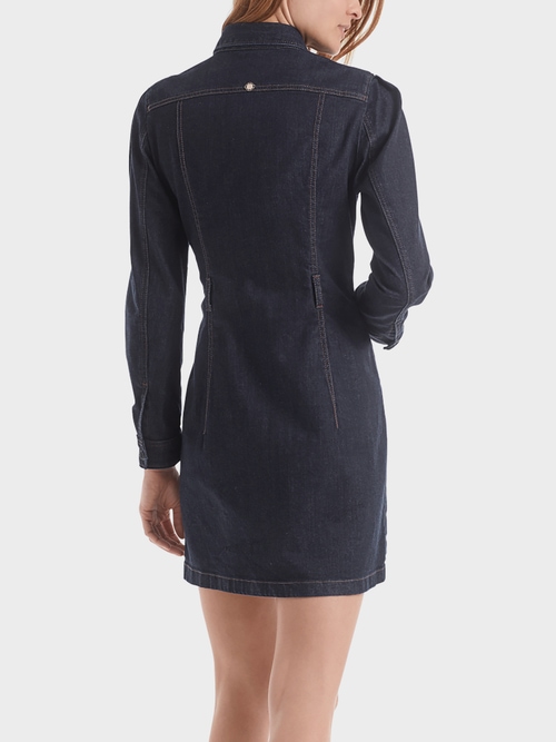 Jeanskleid mit Siegelknöpfen
