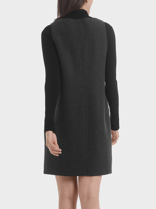 Flanellen jurk 'Knitted in Germany'