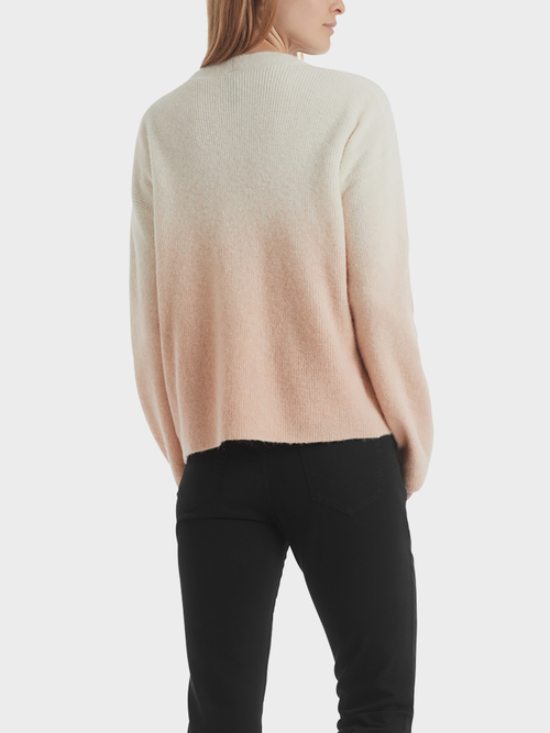 Gebreid vest met dégradé-effect