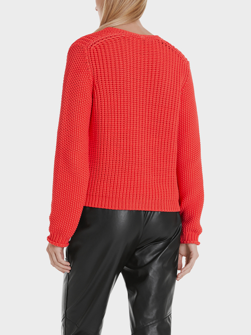 Chunky knit jacket “Knitted in Germany”