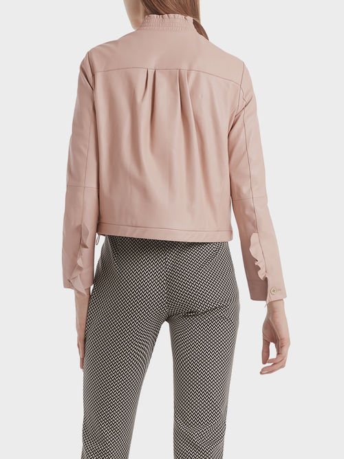 Feminine leather jacket