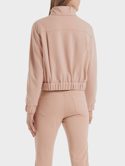 Walkjerseyjacke im Blouson-Style