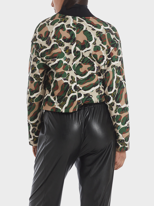 Veste camouflage en jersey scuba