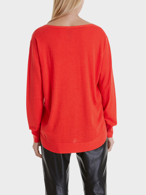 Sweater in wool, silk and cashmere blend