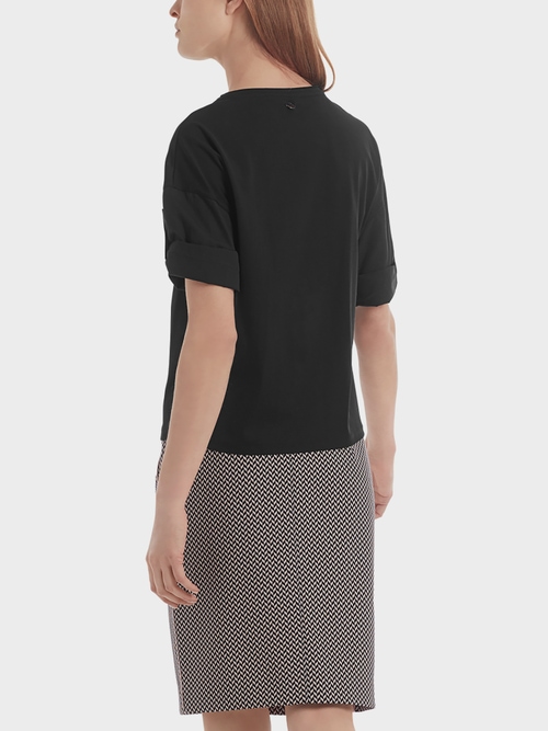 Baumwollshirt mit Blusenärmeln