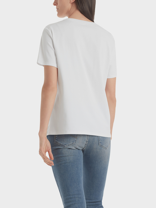 Logo T-shirt with glitter print