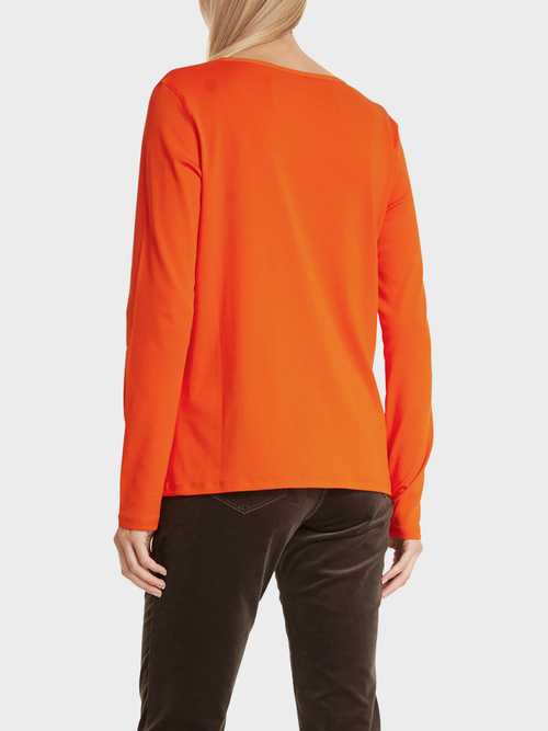 Langarmshirt aus Baumwolljersey