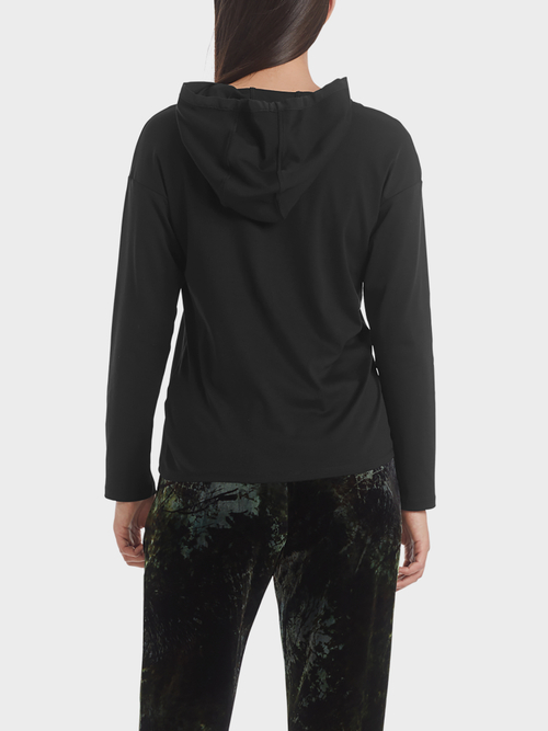 Hoodie van katoenen jersey