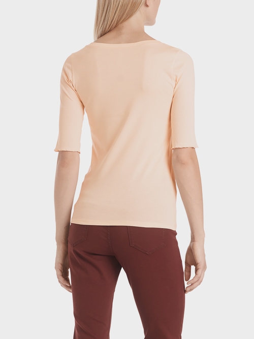 Basic-Shirt aus Baumwolljersey