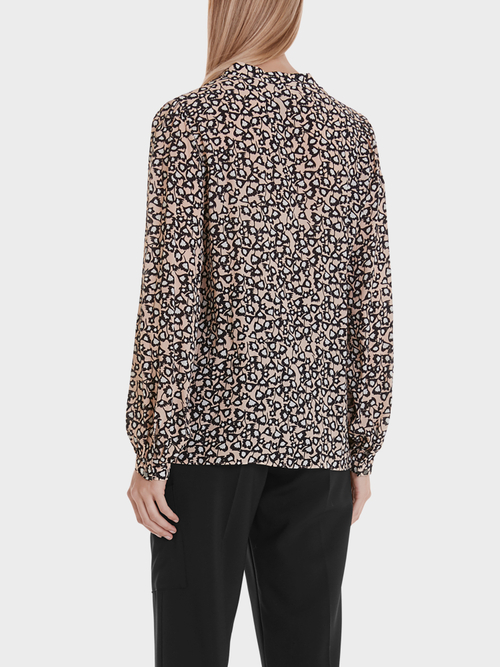 Floral viscose blouse