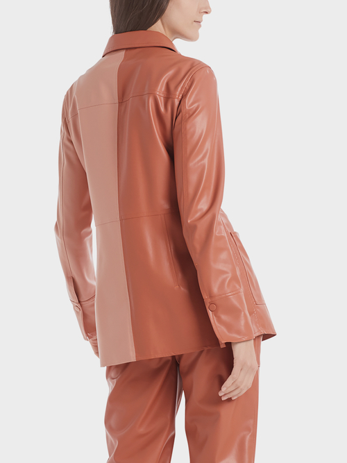 Two-tone overhemd van imitatienappaleer