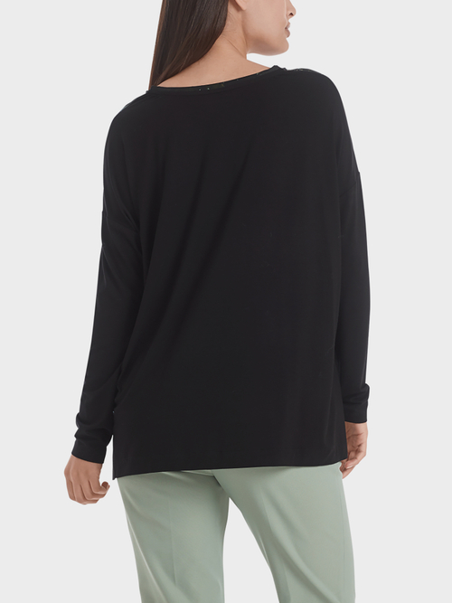 Bedrukt blouseshirt met zijde