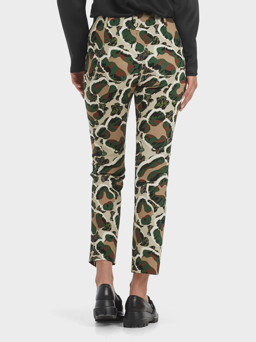 Camouflage Hose aus Scuba-Jersey