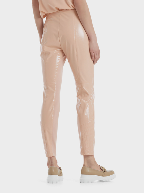 Biker-Hose mit Lackglanz