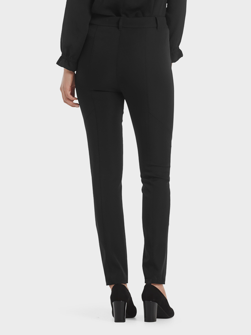 High-Waist-Röhrenhose