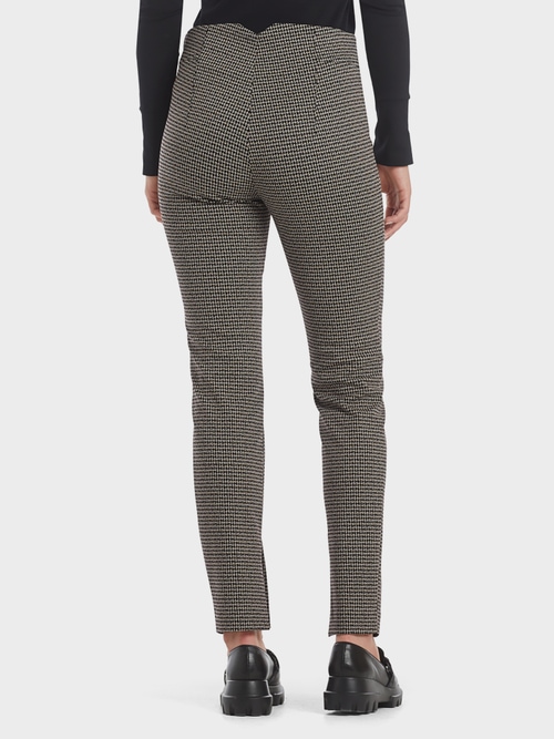 Jersey pants with Pepita pattern