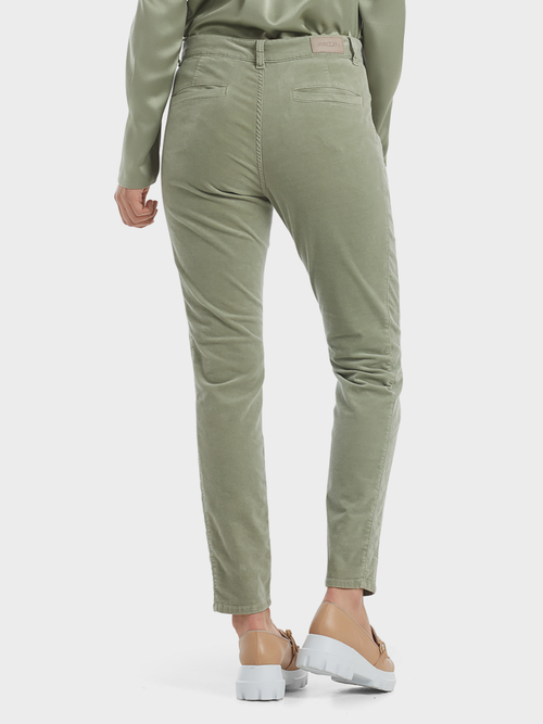 Stretchy jeans van fluweel