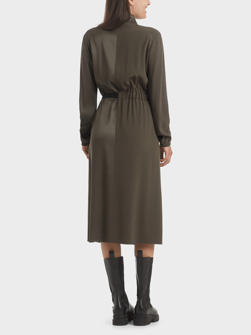 Dress with an asymmetric look