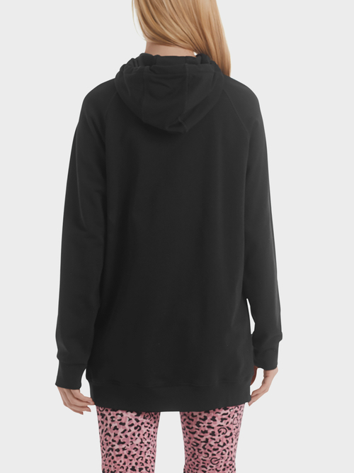 Langes Kapuzen-Sweatshirt