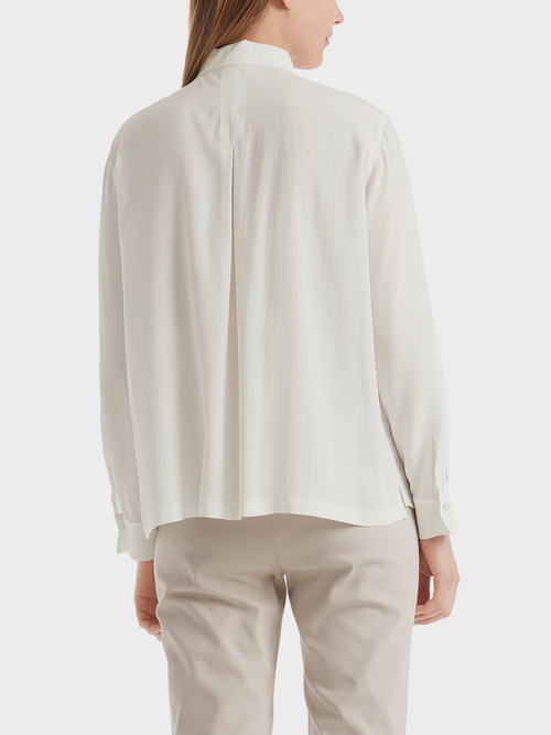 Blouse met zijde