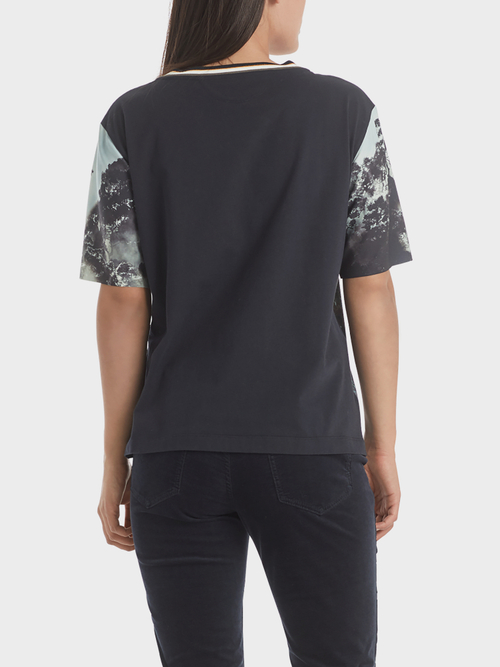 Tee-shirt chemisier à motif jungle