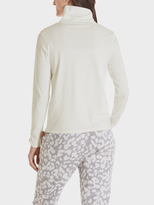 Shirt mit hohem Kragen