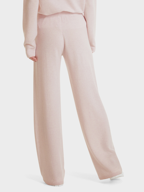 Knitted pants in new wool and cashmere