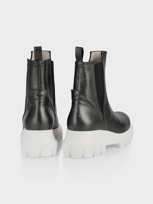 Chelsea ankle boots with pearl effect