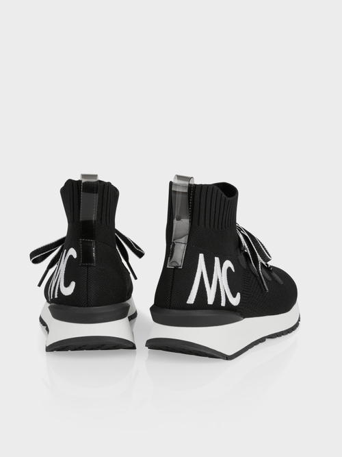 Strick-Sneaker mit Logo