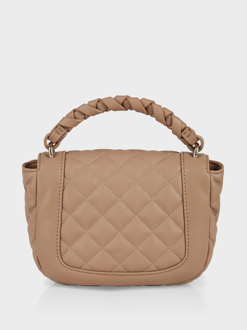 Shoulder bag with braided handle