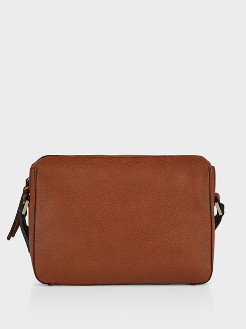 Schultertasche mit Flecht-Detail