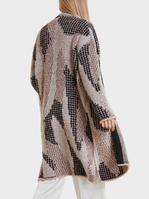 Manteau jacquard tricoté en Allemagne