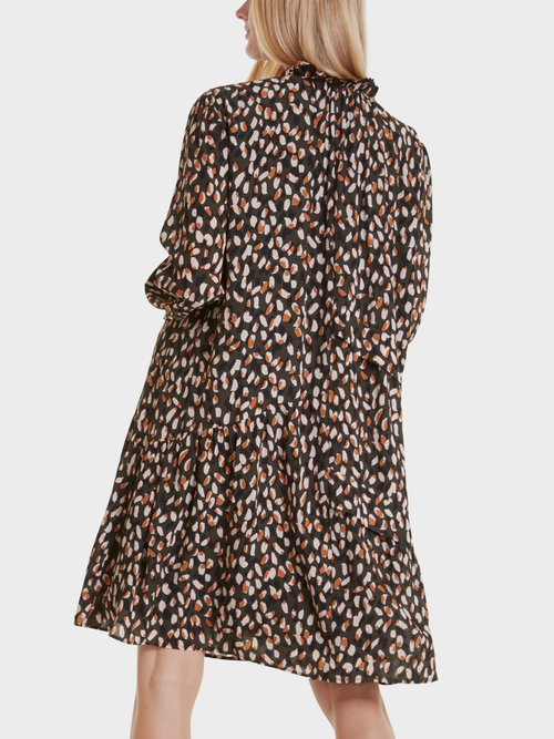 Gemustertes Kleid aus Viskose