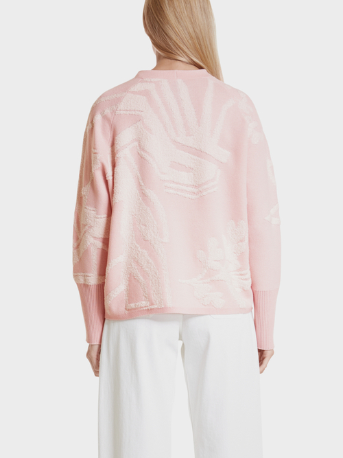 Patterned jacquard sweater