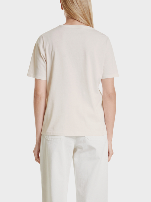 T-Shirt mit Leo-Print „Rethink Together“