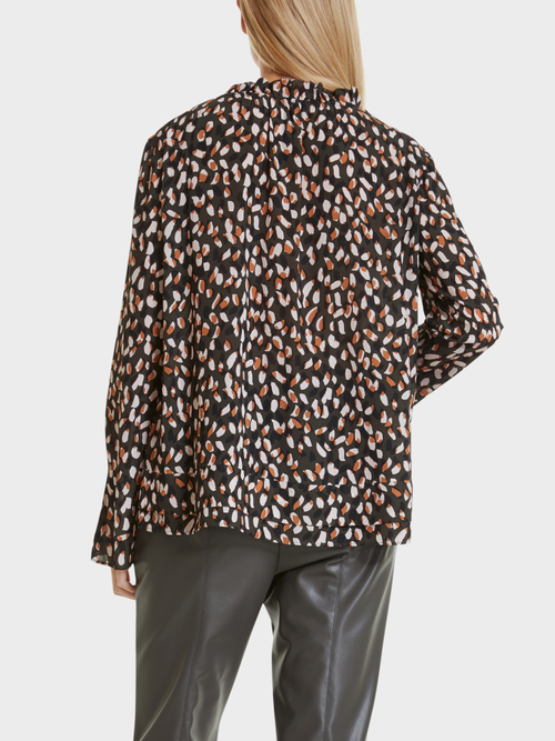 Gemusterte Bluse aus Viskose