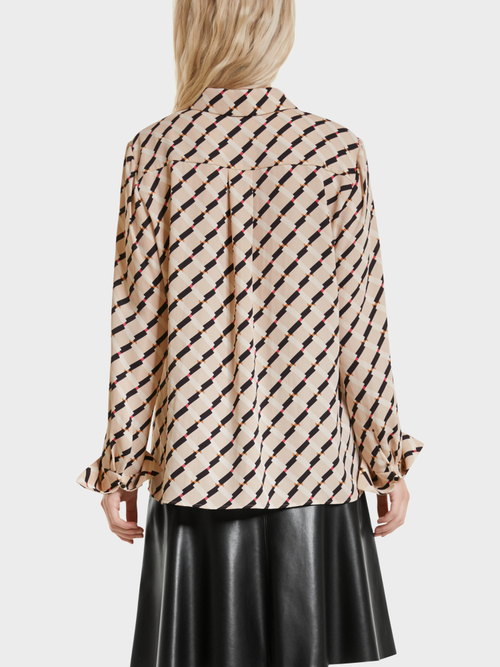 Bluse mit Graphic Print