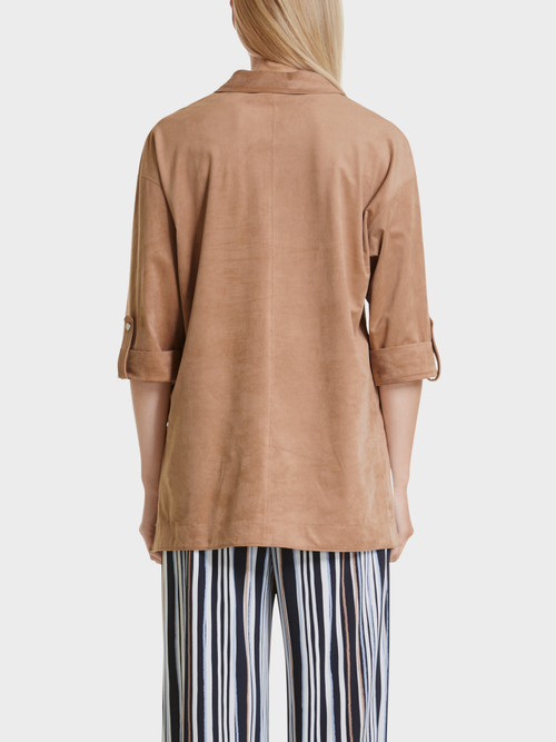 Polo-Shirt aus Fun-Velours